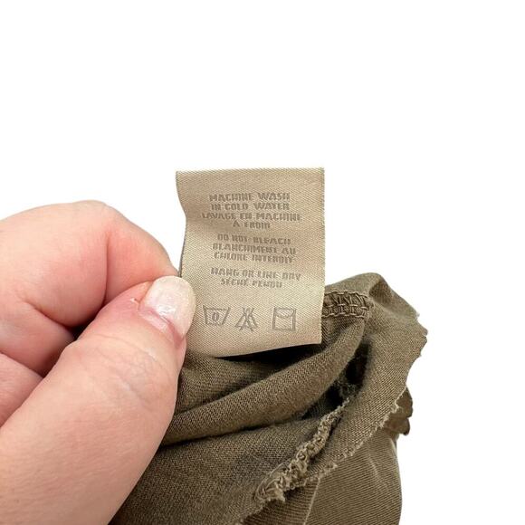 Owens’ Slab‎ by Rick Owens Asymmetrical Long Sleeve Tee Green Size Small - Picture 15 of 15